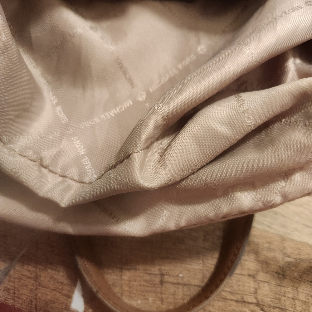 Michael Kors Dark Brown Signature Tote - Picture 9 of 16